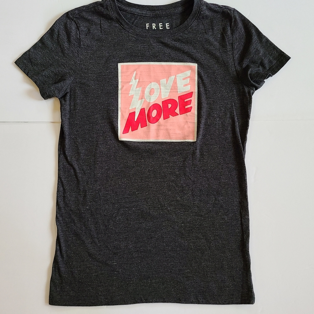 Free State Black Tee with Pink Graphic